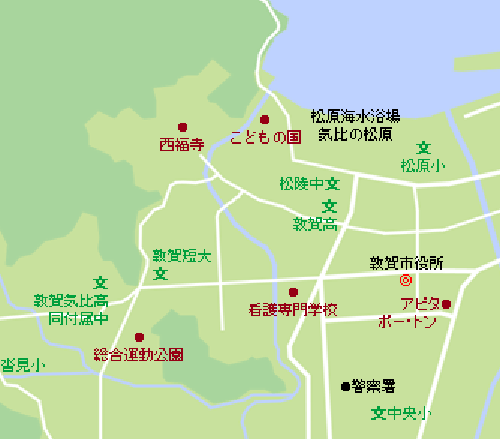 市域北西部